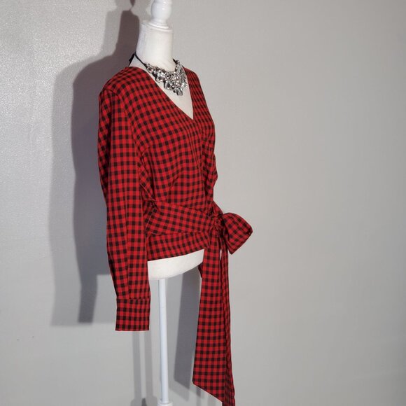 UNBRANDED BLOUSE LONG SLEEVE NO SIZE (LIKE SIZE L) - Picture 3 of 4